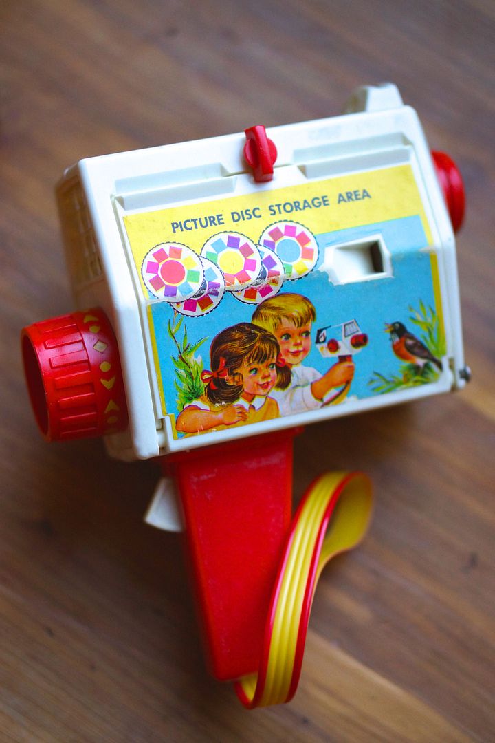 Anne's Odds and Ends Fisher Price Friday Music Box Movie Camera